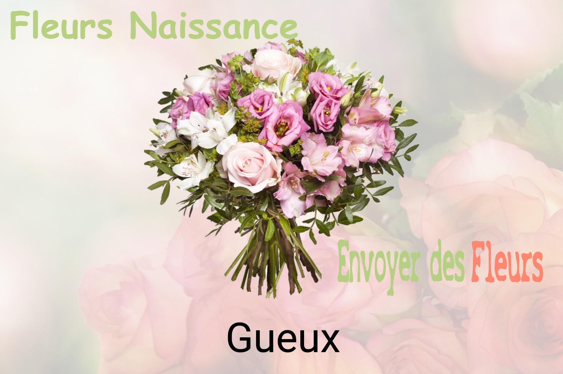 Bouquet de fleurs de naissance livré à Gueux
